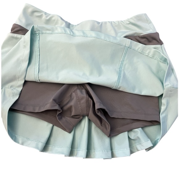 Fila Light Blue and Gray Tennis top and skirt Set size XS - Picture 6 of 8